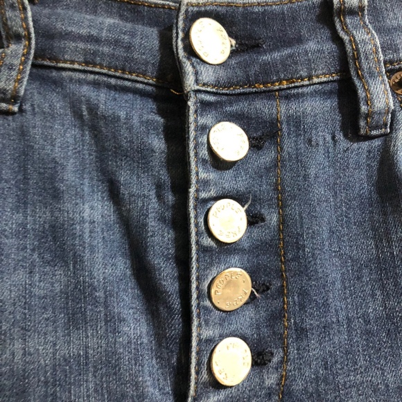 Free People High Rise Stretch Skinny Jeans sz 27 - Picture 2 of 6